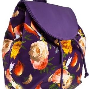 Disney Tinker Bell Floral & Butterfly Backpack Bag